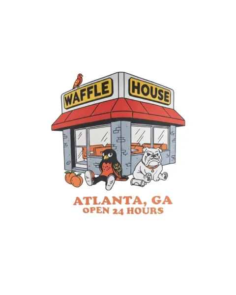 ATL Waffle House illustration