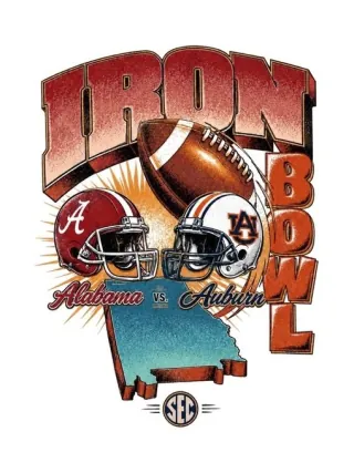 Iron Bowl — Alabama vs Auburn design